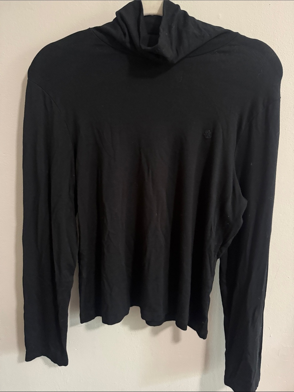 Ralph Lauren Black Turtleneck Long-Sleeve